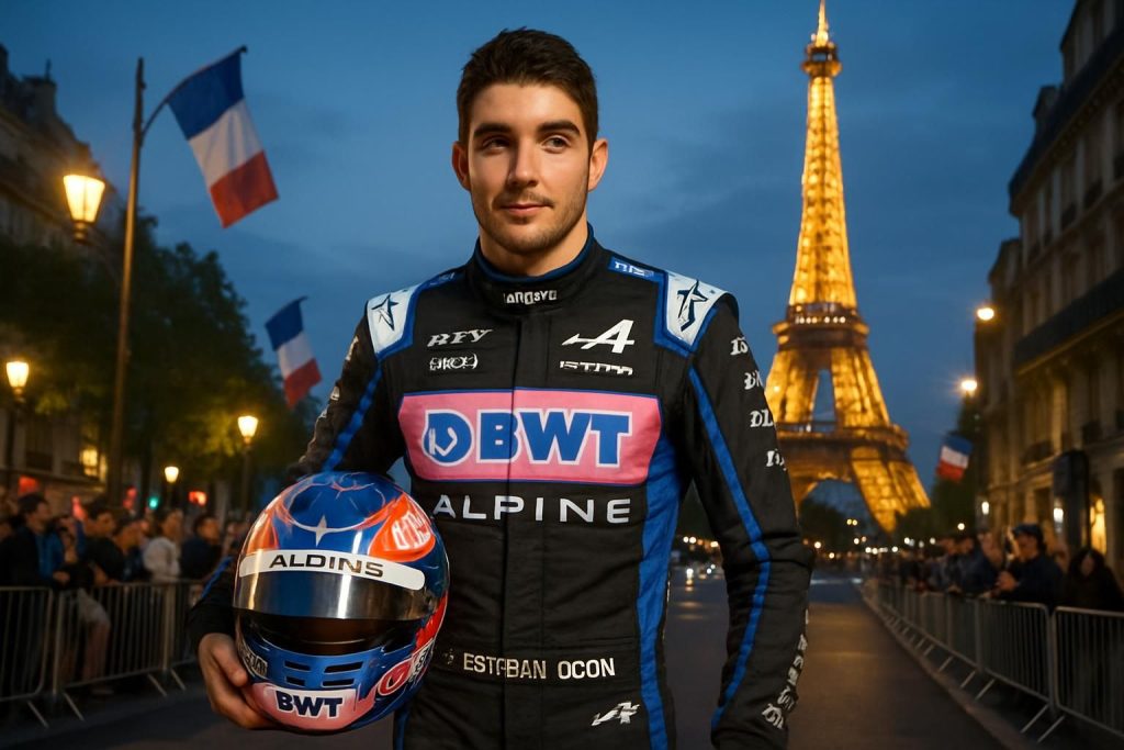 esteban ocon exprime son enthousiasme pour l'organisation d'un grand prix de formule 1 à paris, soulignant que cela serait un événement extraordinaire pour la ville et les fans de f1.