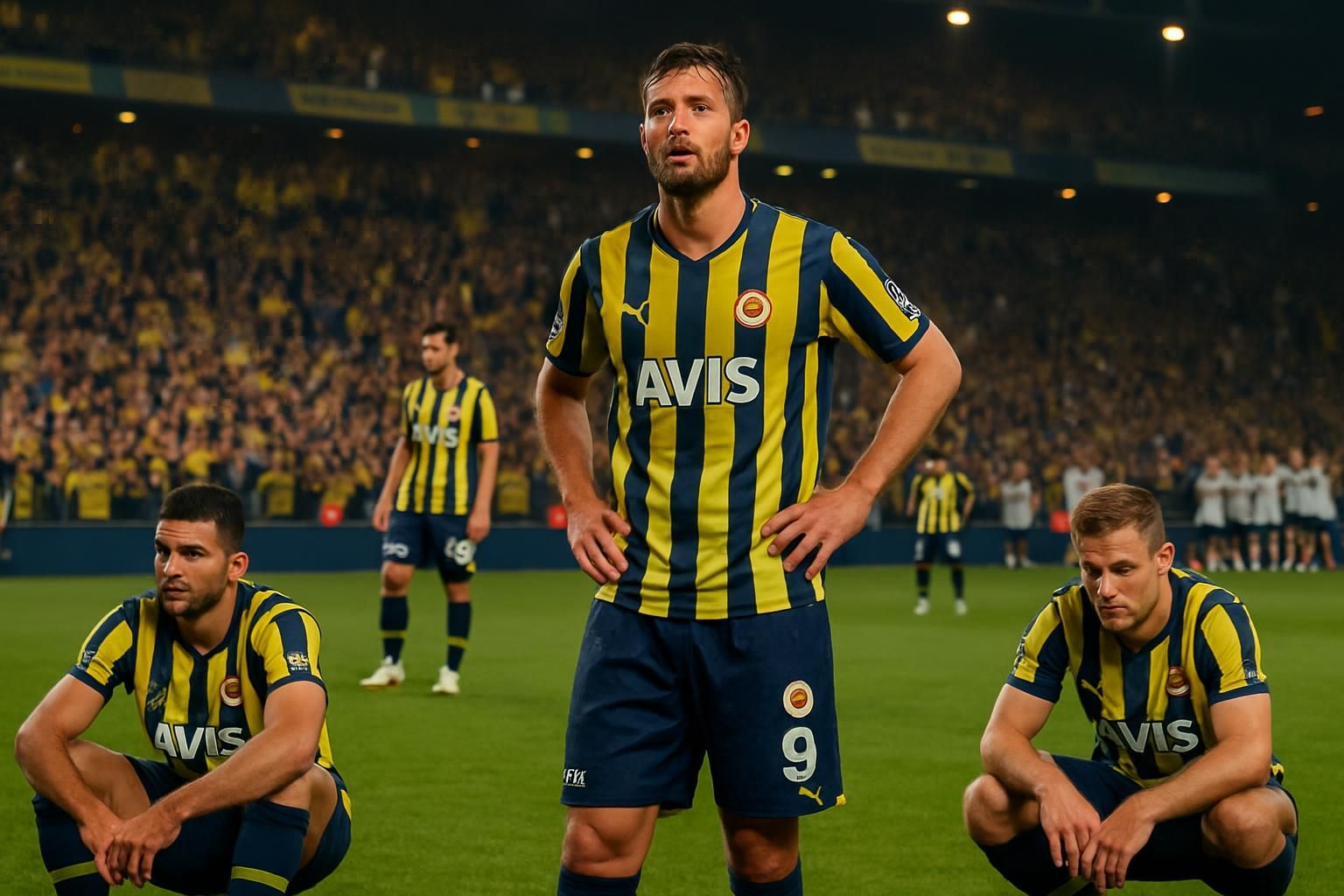 fenerbahçe débute son championnat turc par une défaite avant d'affronter l'ol dans un barrage décisif de ligue des champions.