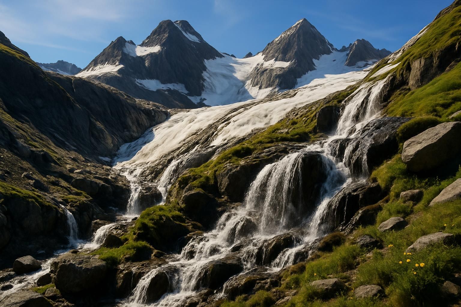 Fonte des glaces : quand l’été s’invite au sommet