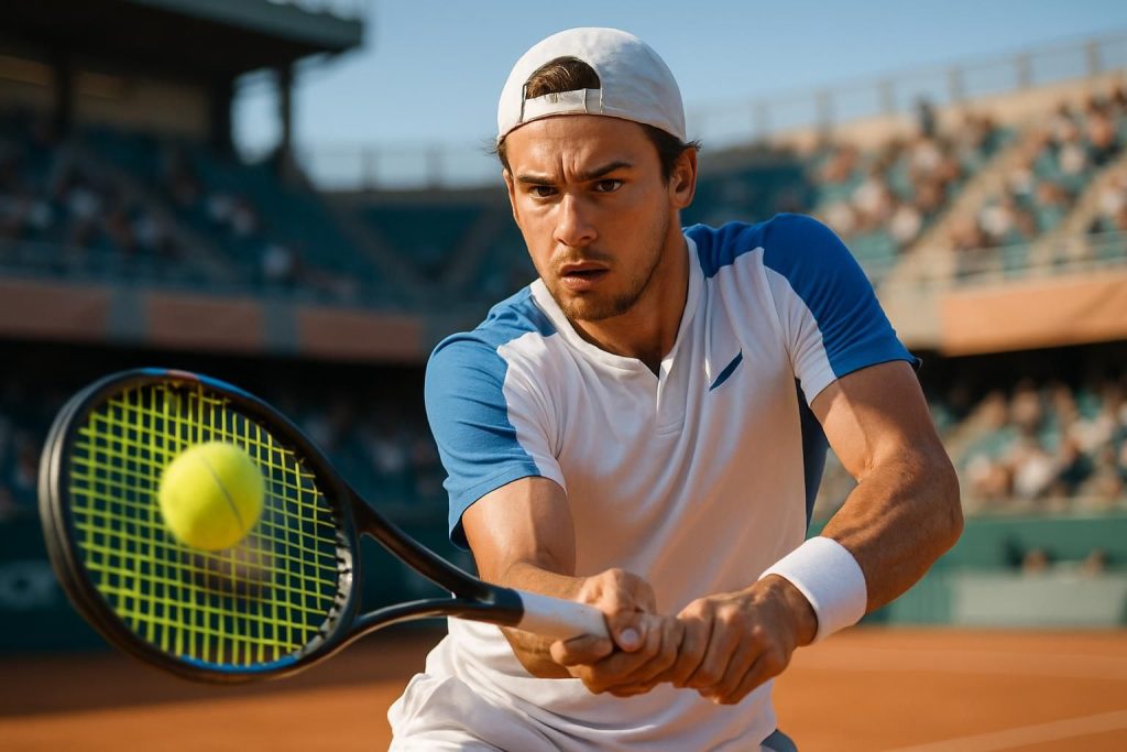 gabriel debru, ancien champion junior de roland-garros, impressionne en atteignant la finale du challenger de samsun, confirmant son talent prometteur sur la scène du tennis professionnel.