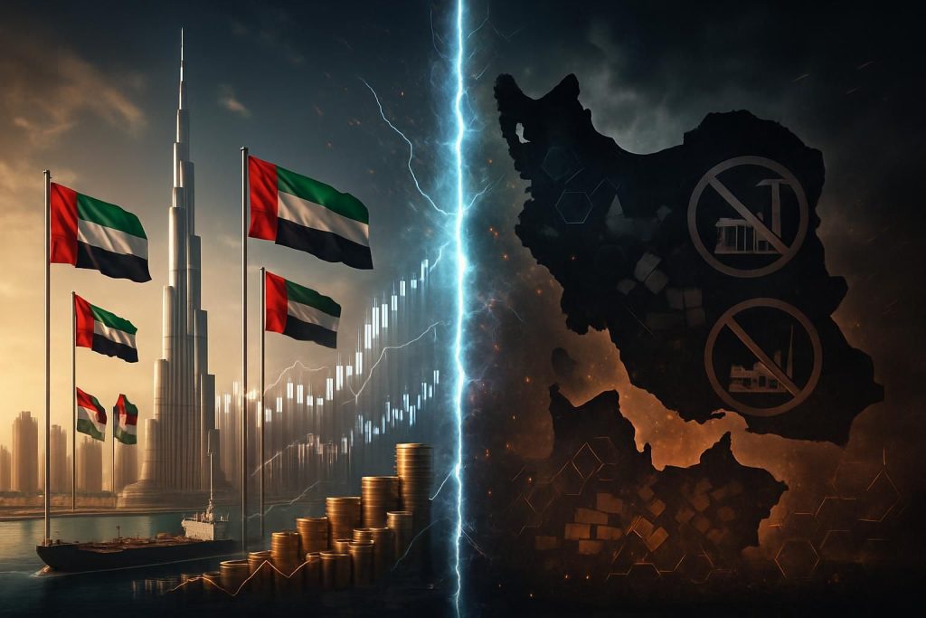 découvrez comment les émirats arabes unis renforcent leur stratégie de guerre économique totale contre l’iran dans un contexte géopolitique tendu.