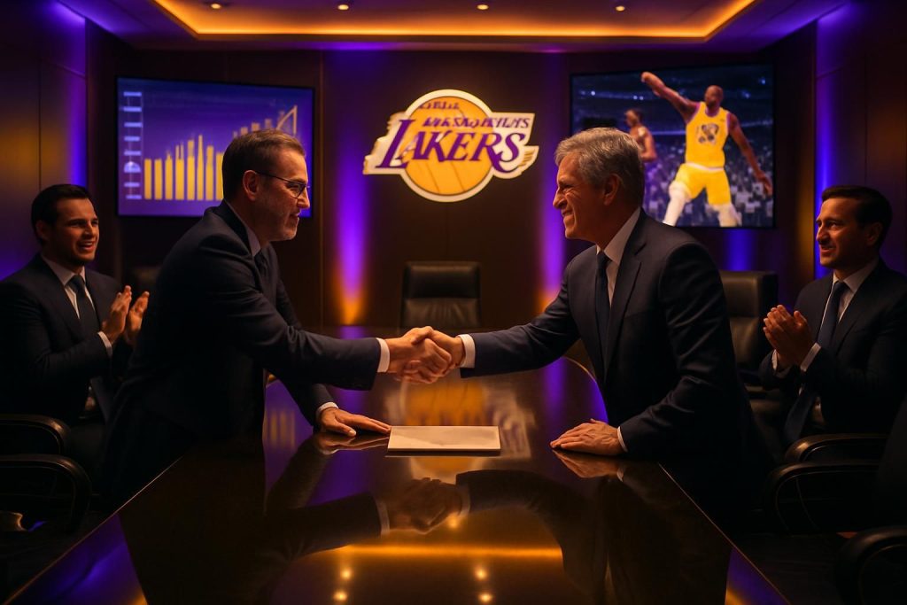 découvrez l'acquisition historique des los angeles lakers pour 12,5 milliards de dollars, établissant un nouveau record de valeur pour une franchise nord-américaine. inédit et spectaculaire !