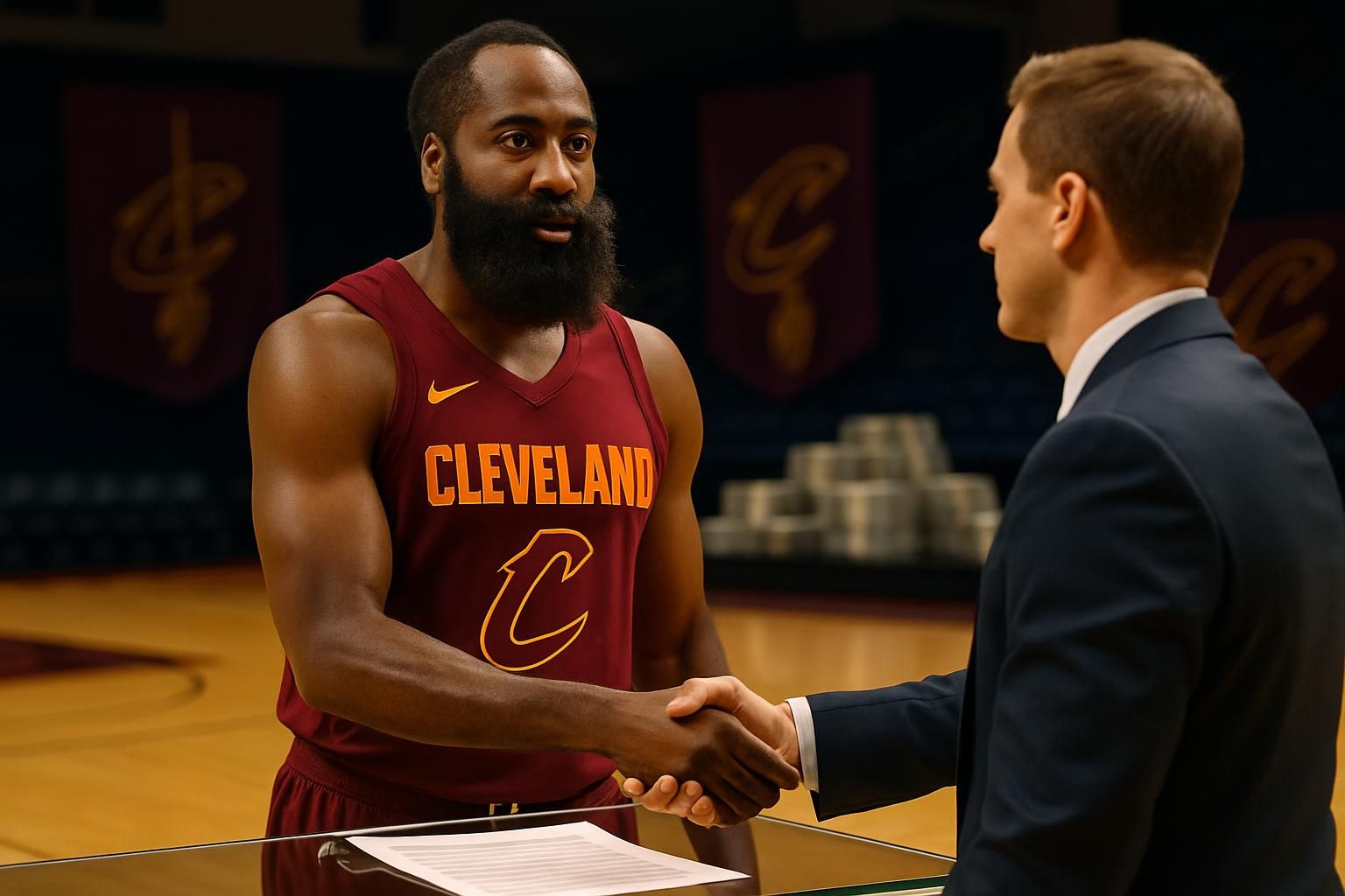 james harden signe un contrat impressionnant de trois ans avec les cleveland cavaliers, d'une valeur de 97 millions de dollars, marquant un nouveau chapitre majeur dans sa carrière nba.