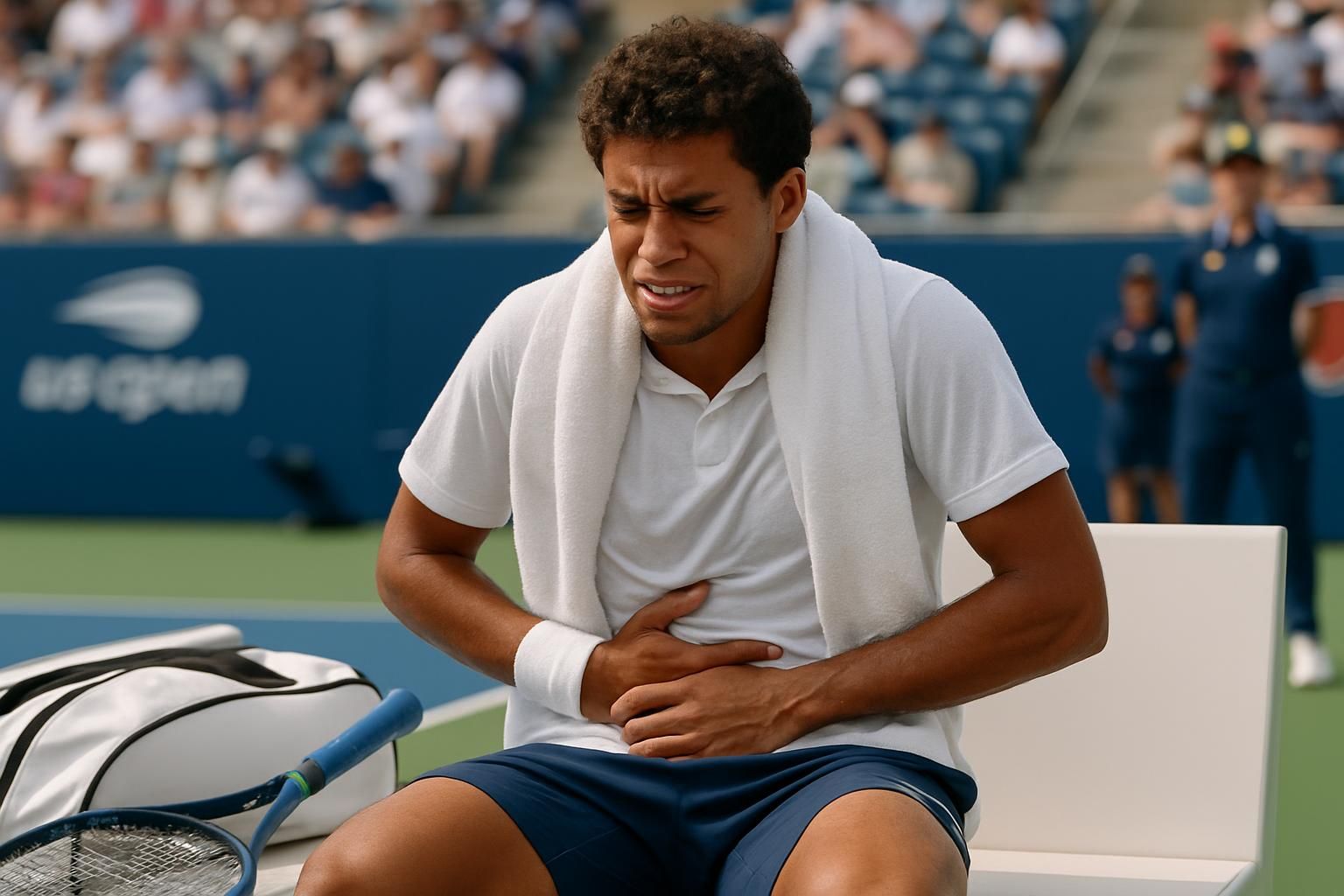 joão fonseca est contraint de déclarer forfait pour l'us open en raison d'une blessure à l'abdomen, mettant fin à sa participation au tournoi.