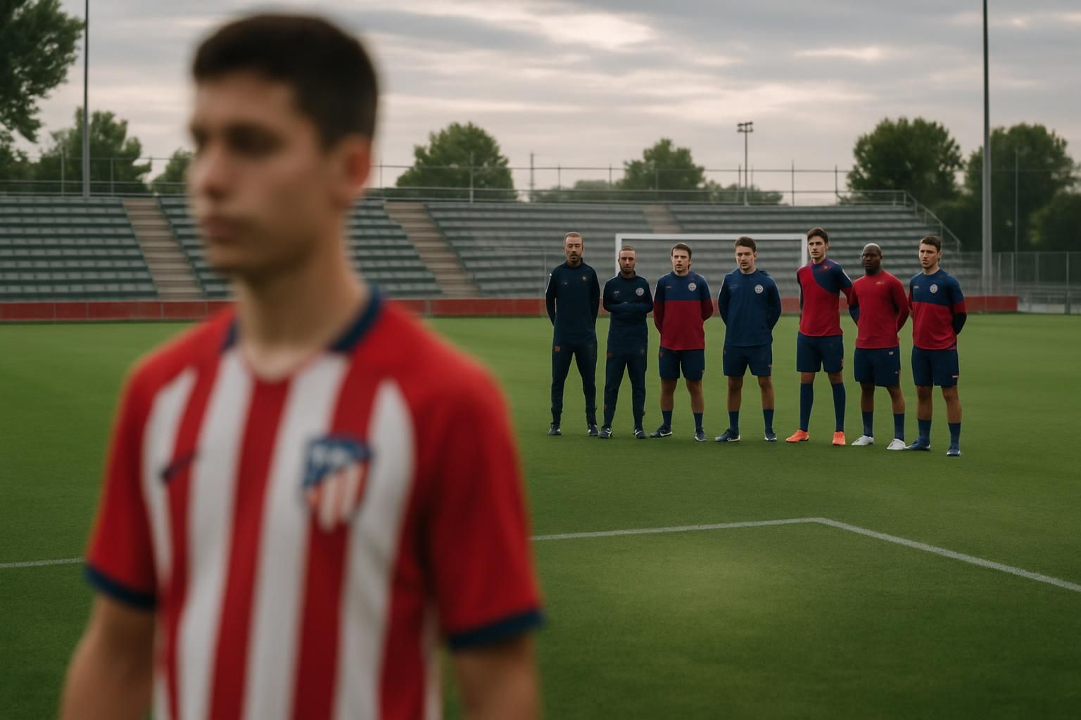 julian alvarez absent à l'entraînement de l'atlético madrid, suscitant un regain d'intérêt du fc barcelone pour le jeune talent argentin.