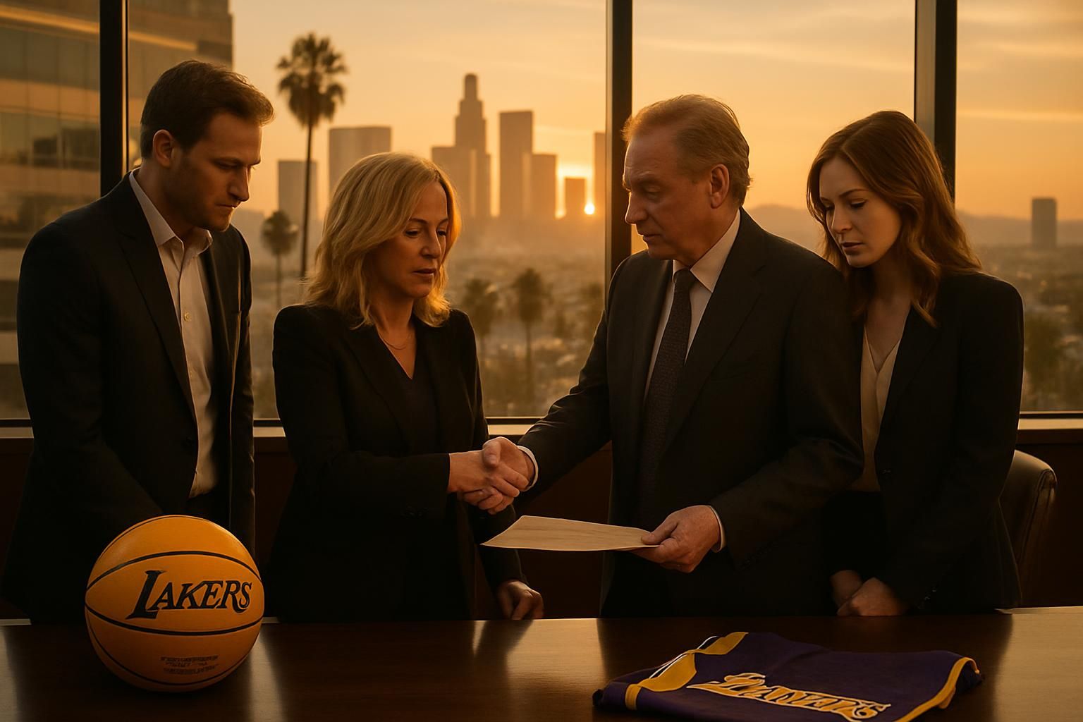 La famille Buss, propriétaire emblématique des Lakers de Los Angeles, cède ses dernières parts : « Un départ digne tant qu’il est encore temps »