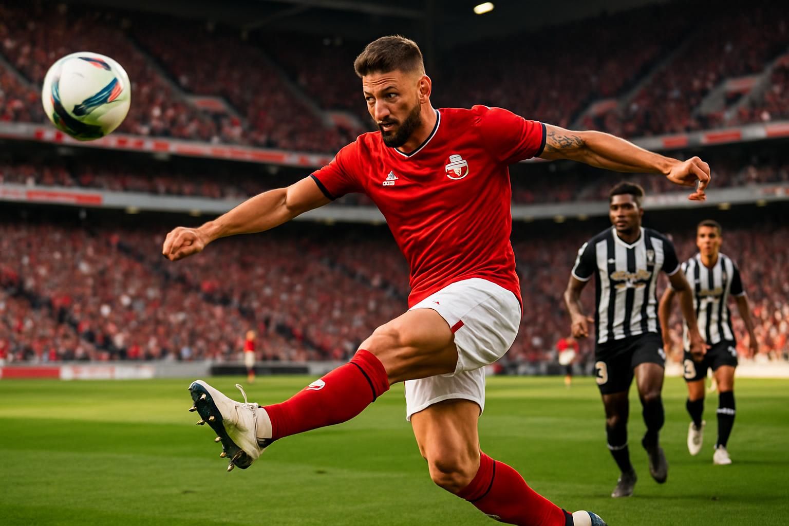 Lancé en beauté : le superbe tir d’Olivier Giroud à 20 mètres ouvre la saison de Lille face à Angers en vidéo