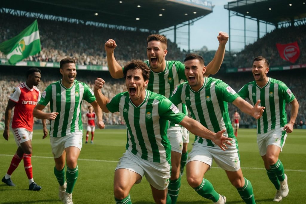 le betis séville remporte son deuxième match amical de préparation en battant arsenal, affichant une performance prometteuse avant la saison.