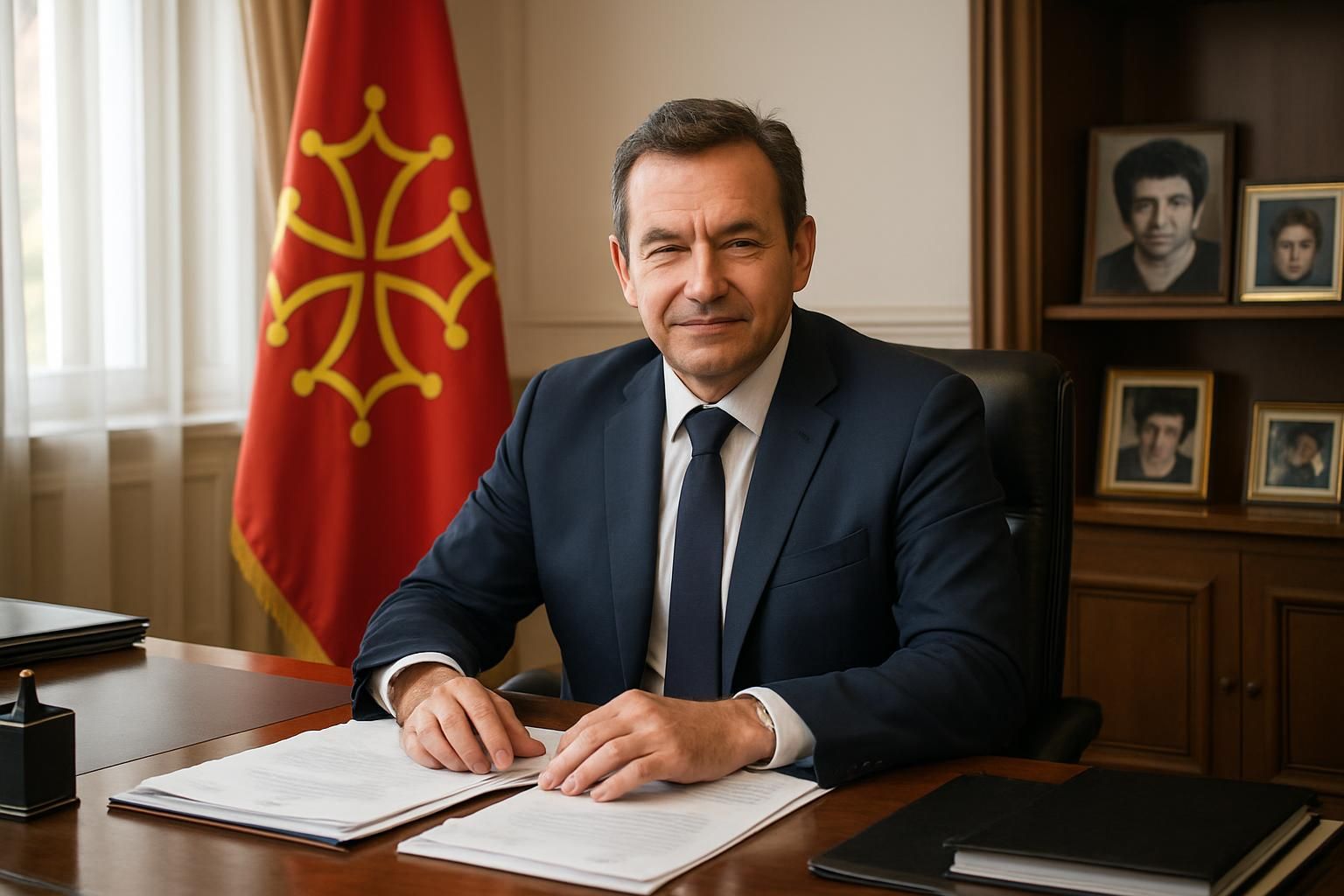 le maire de toulouse défend fermement la venue de patrick bruel dans la ville, refusant toute critique à ce sujet.