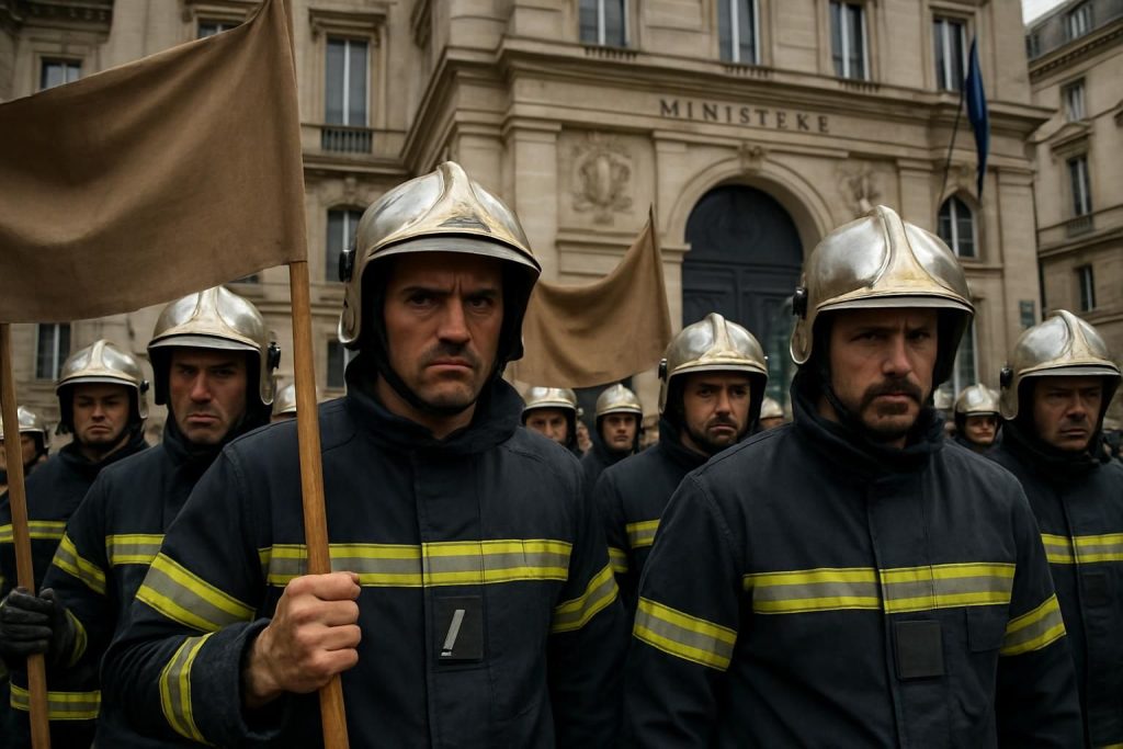 les pompiers en colère unissent leurs forces dans une alliance syndicale inédite pour défier les décisions du ministre de l’intérieur et défendre leurs droits.