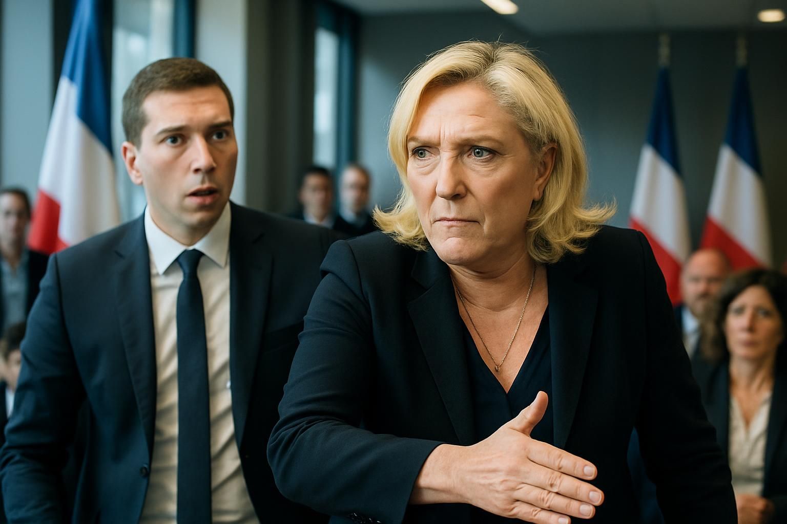 marine le pen lance sa campagne électorale en prenant ses distances avec un allié proche de jordan bardella, marquant un tournant stratégique dans la droite française.
