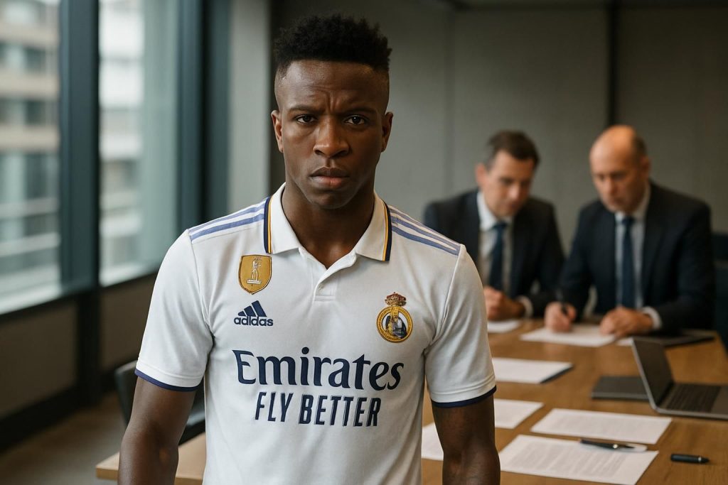 mercato : le real madrid prépare une offre finale pour prolonger le contrat de vinicius junior et sécuriser l'avenir de sa star brésilienne.