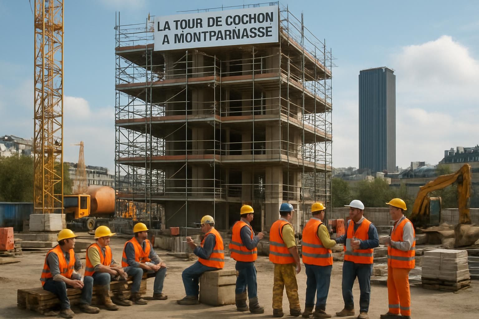 découvrez l'état actuel du chantier de la tour de cochon à montparnasse : pourquoi les travaux sont-ils suspendus et quelles sont les prochaines étapes ?