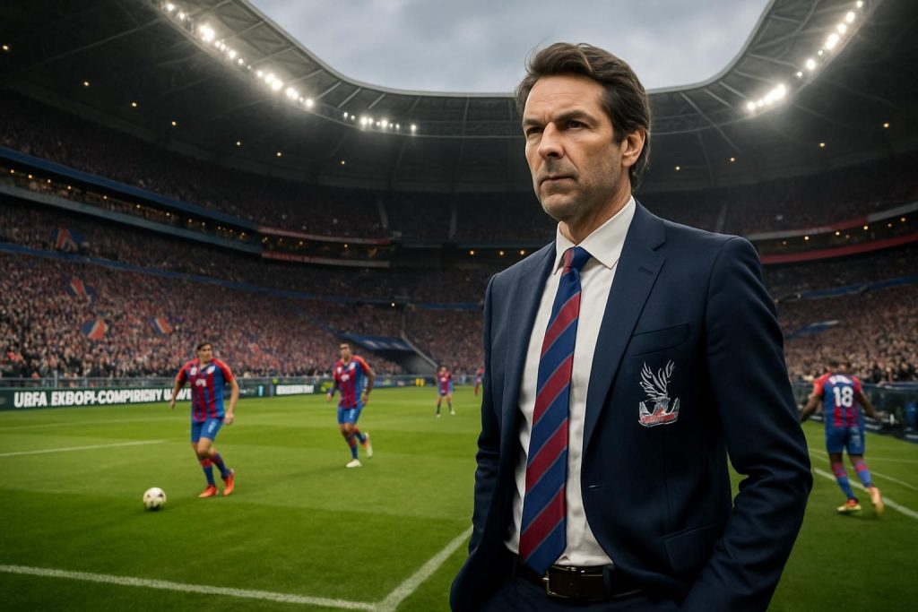 pierre sage revient sur le devant de la scène alors que crystal palace et son entraîneur français se rendent à lyon pour la phase de groupes de la ligue europa conférence.