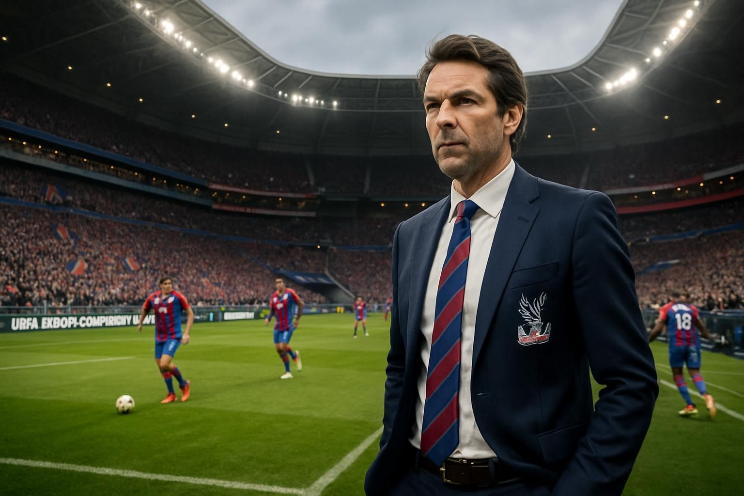 pierre sage revient sur le devant de la scène alors que crystal palace et son entraîneur français se rendent à lyon pour la phase de groupes de la ligue europa conférence.