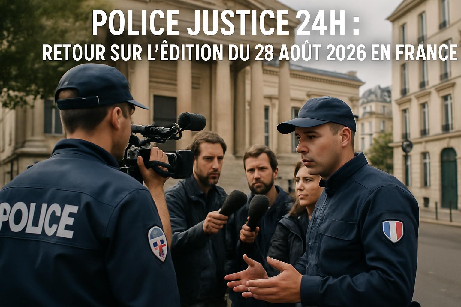 découvrez les moments forts de l'édition du 28 août 2026 de police justice 24h en france, un événement incontournable pour les professionnels de la sécurité et de la justice.