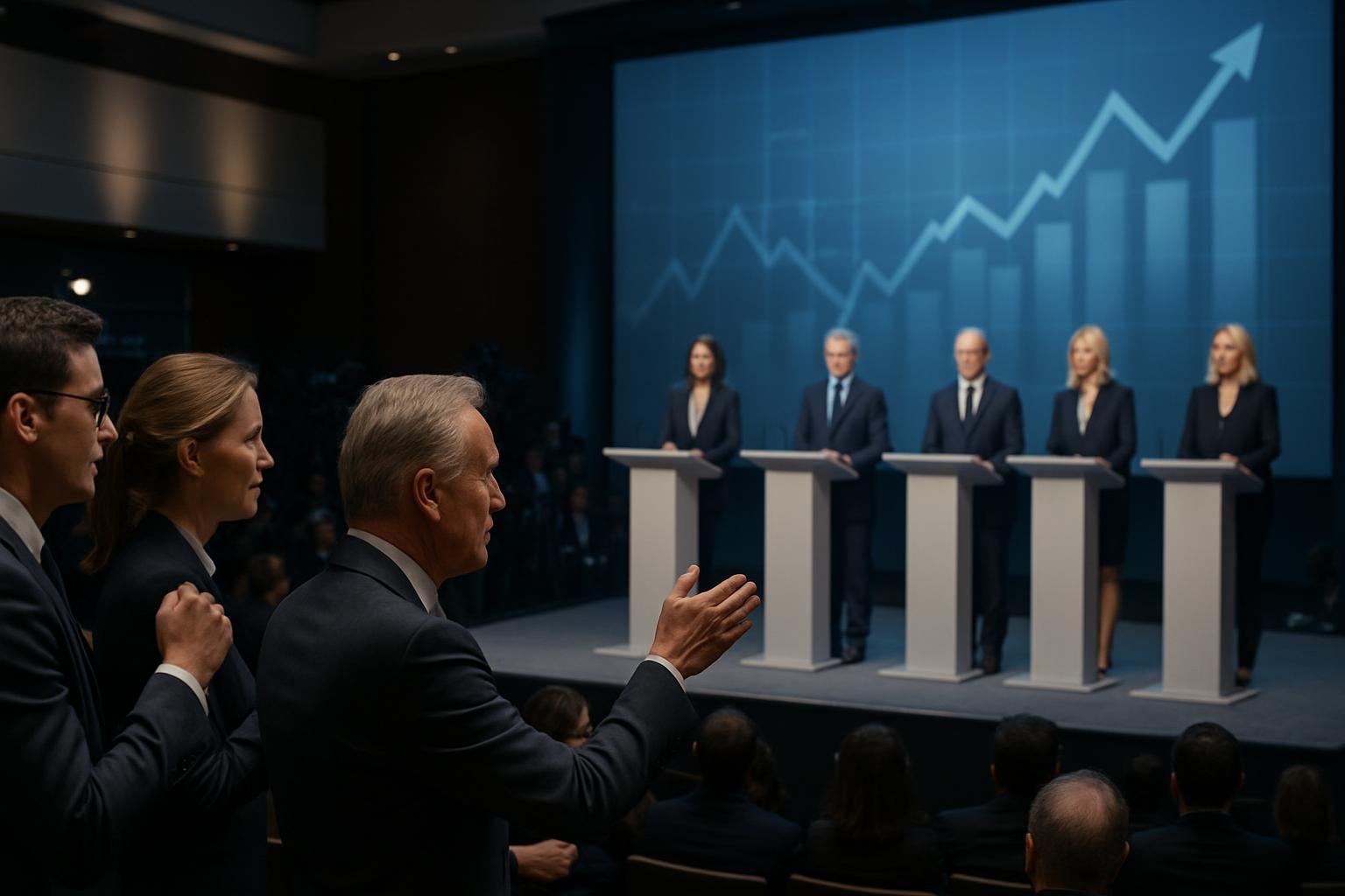 le medef interpelle les candidats lors du premier débat présidentiel, les appelant à s'engager sur des mesures d’économies pour soutenir la croissance économique et la compétitivité.