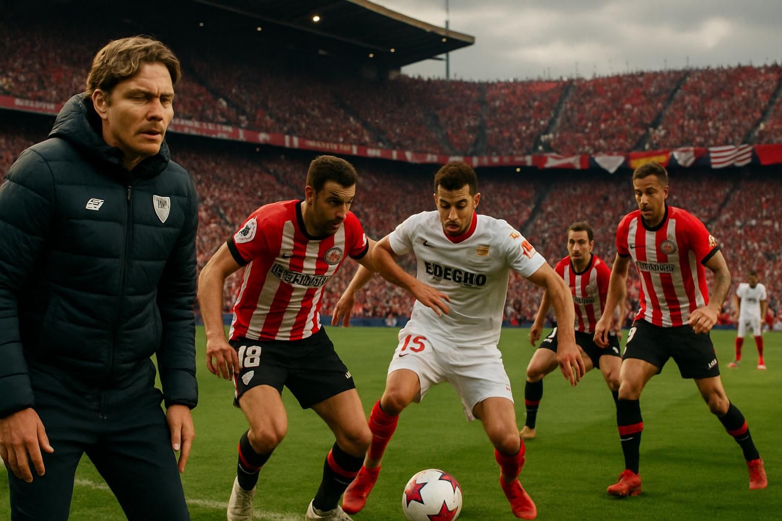découvrez la première défaite d'edin terzic avec une lourde défaite de l'athletic bilbao face au séville fc, dans un match dominé sans partage.