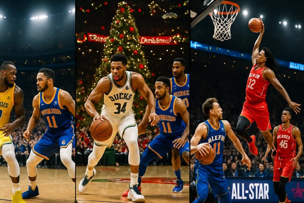 découvrez les moments forts de la prochaine saison nba : premières confrontations de prestige, la magie du christmas day et l'événement incontournable all-star à ne pas manquer.