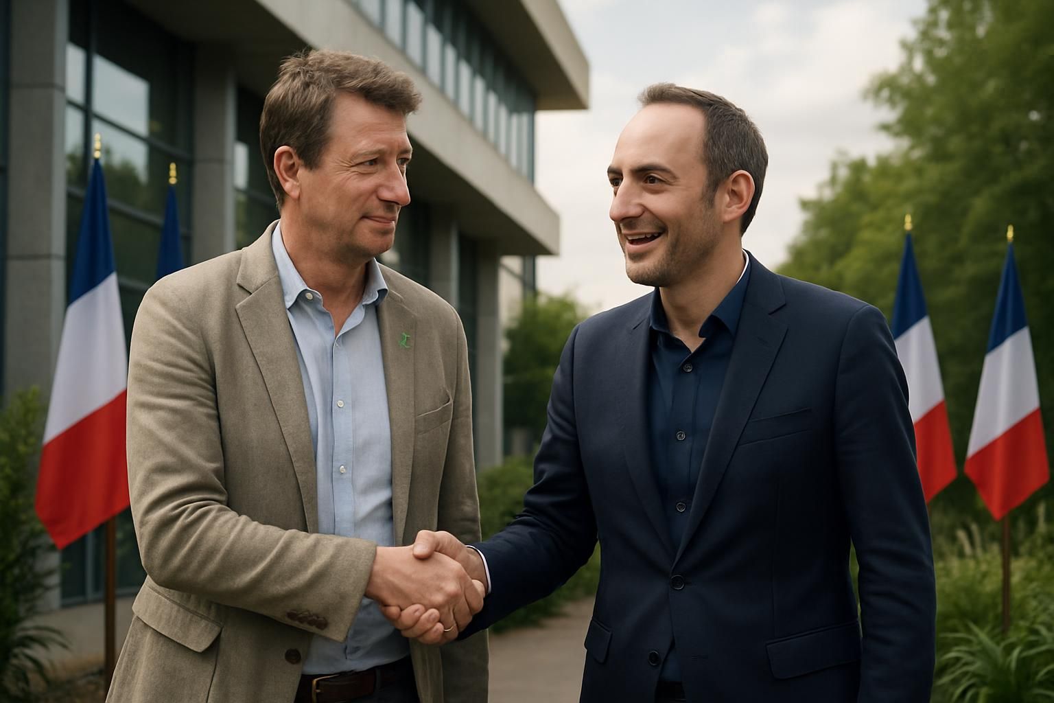 présidentielle 2027 : yannick jadot, figure emblématique de l'écologie, soutient la campagne de raphaël glucksmann, renforçant l'union des forces progressistes pour un avenir durable.