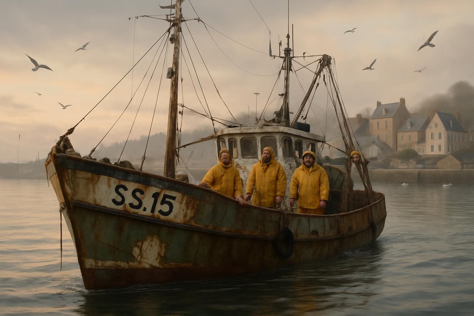 découvrez le retour héroïque à saint-quay-portrieux du chalutier breton et de ses trois marins rescapés, sauvés après un naufrage dramatique en mer.