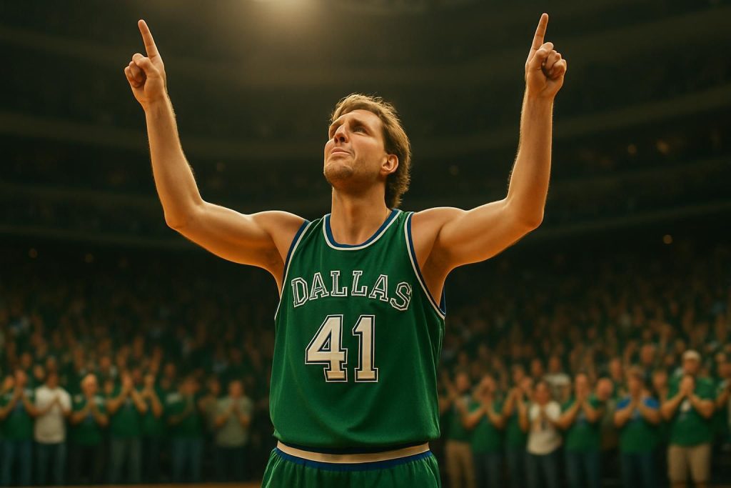 découvrez comment dirk nowitzki, légende de dallas, rend hommage à don nelson et célèbre son héritage après son départ.