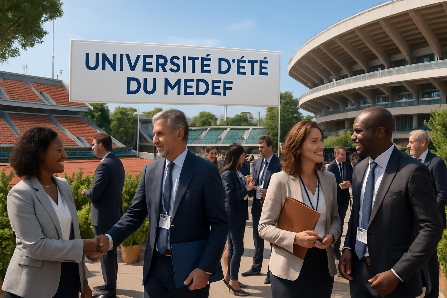 participez à l'université d'été du medef à roland-garros, le rendez-vous incontournable qui rassemble les leaders économiques pour débattre, échanger et anticiper les défis de demain.