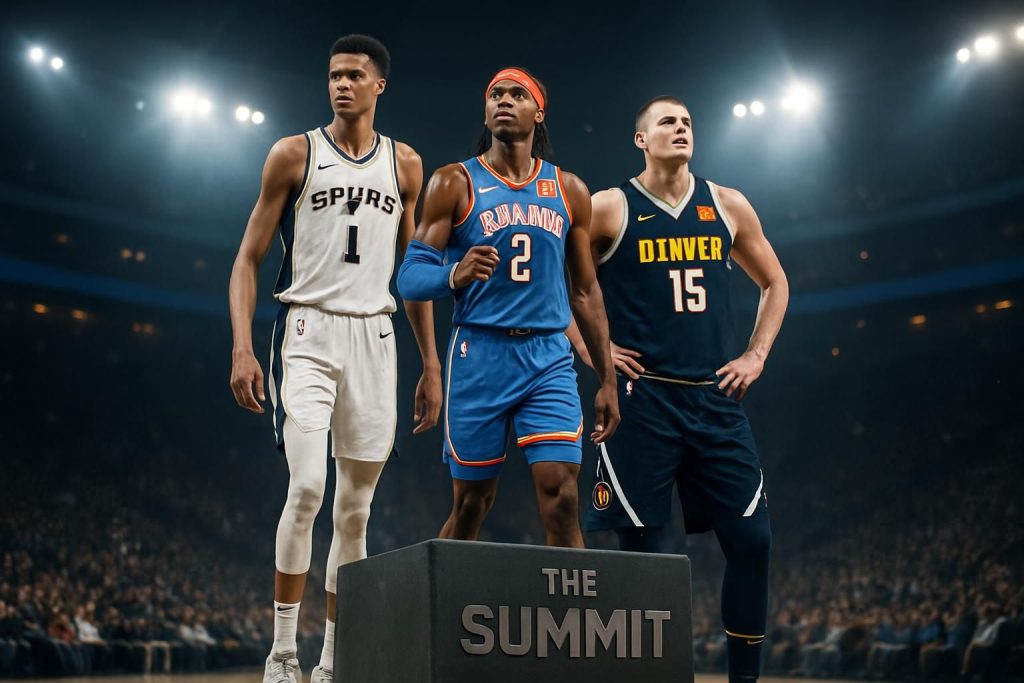 victor wembanyama rejoint shai gilgeous-alexander et nikola jokic parmi les joueurs les mieux notés de nba 2k27, révolutionnant le classement des meilleures évaluations du jeu.