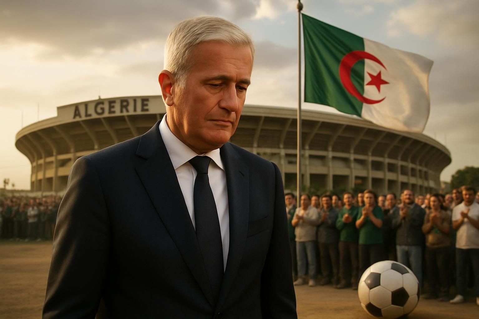 vladimir petkovic annonce son départ du poste de sélectionneur de l'équipe nationale d'algérie après plus de deux années à diriger les fennecs.