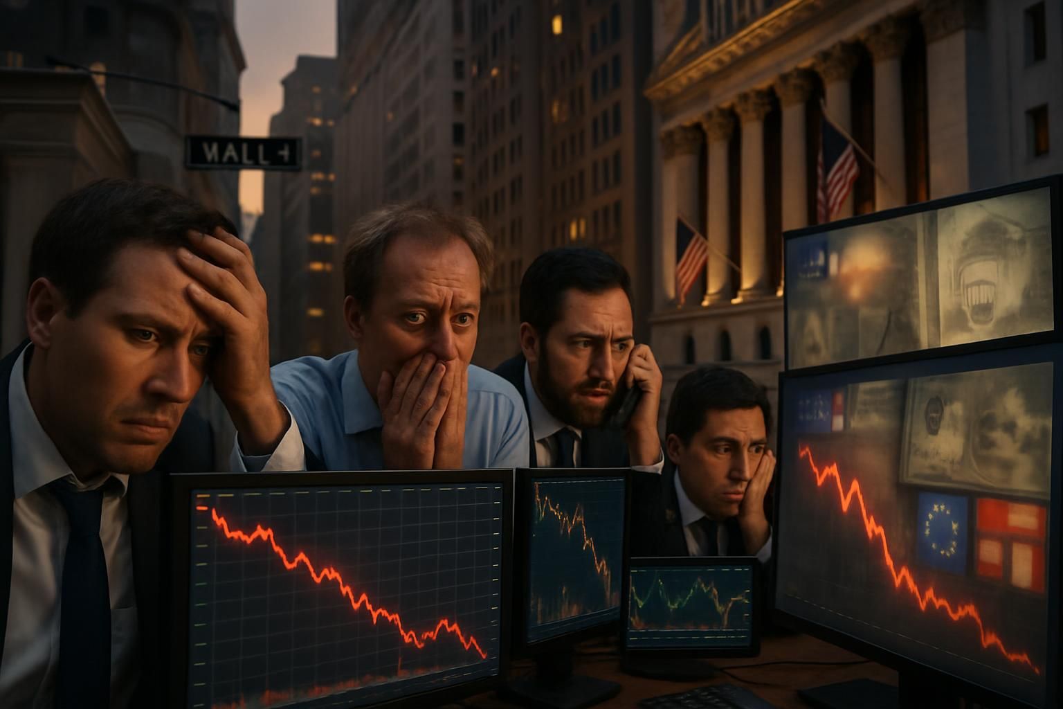 découvrez comment les tensions géopolitiques et les décisions de la fed impactent wall street, suscitant inquiétude et incertitudes sur les marchés financiers.