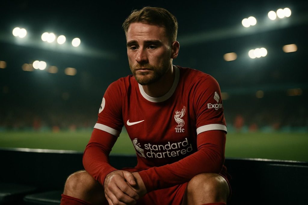 alexis mac allister partage son émotion et son inquiétude face à l'incertitude concernant son avenir contractuel avec liverpool.