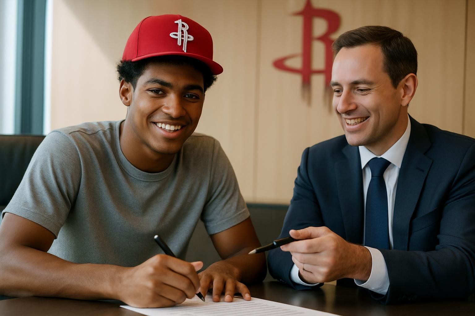 Amen Thompson signe un contrat de cinq ans avec les Houston Rockets : une étape majeure dans sa carrière NBA