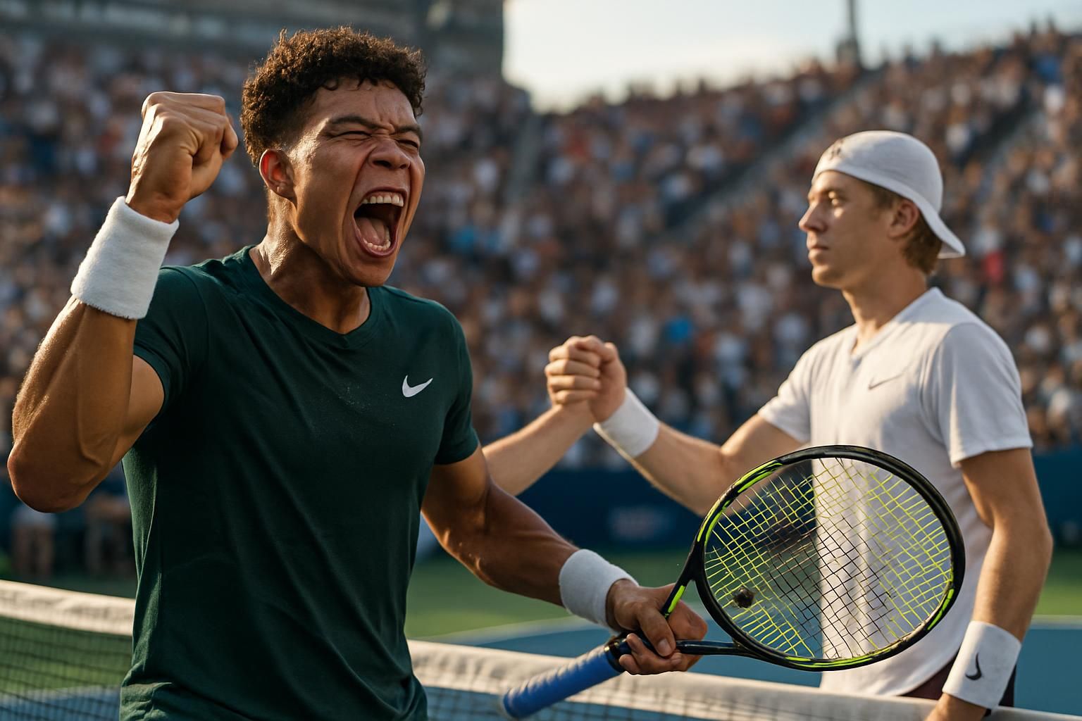 Ben Shelton se qualifie pour les huitièmes de finale de l’US Open après un duel intense contre Denis Shapovalov