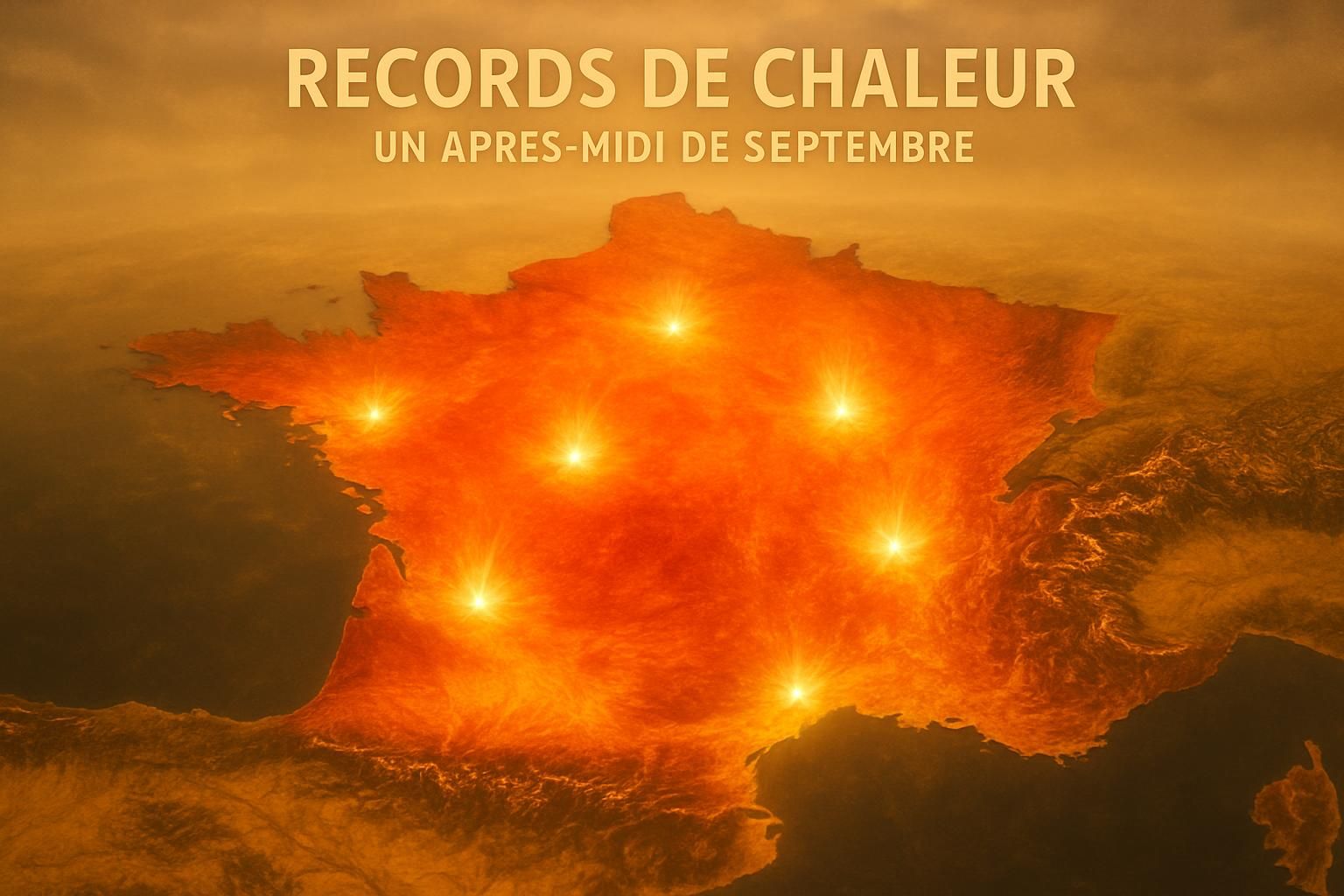 découvrez comment plusieurs records de température pour un mois de septembre ont été battus en france ce vendredi après-midi lors de la canicule exceptionnelle, avec une carte détaillée des zones les plus touchées.