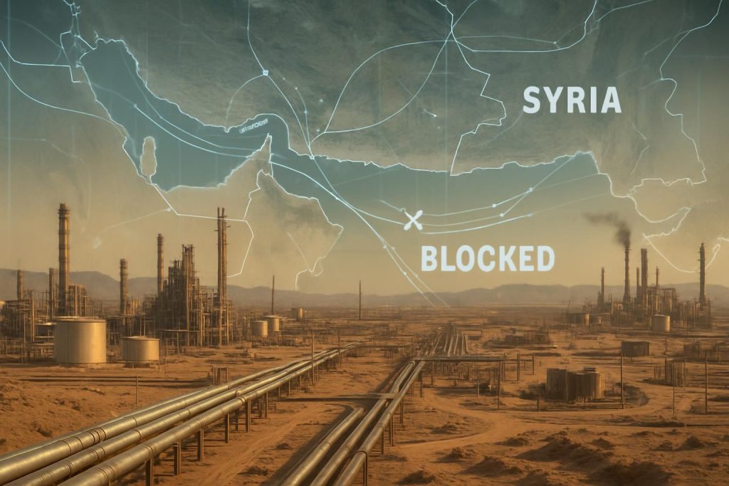 le blocage du détroit d'ormuz propulse la syrie comme nouveau carrefour stratégique du pétrole au moyen-orient, redéfinissant les enjeux géopolitiques et énergétiques régionaux.