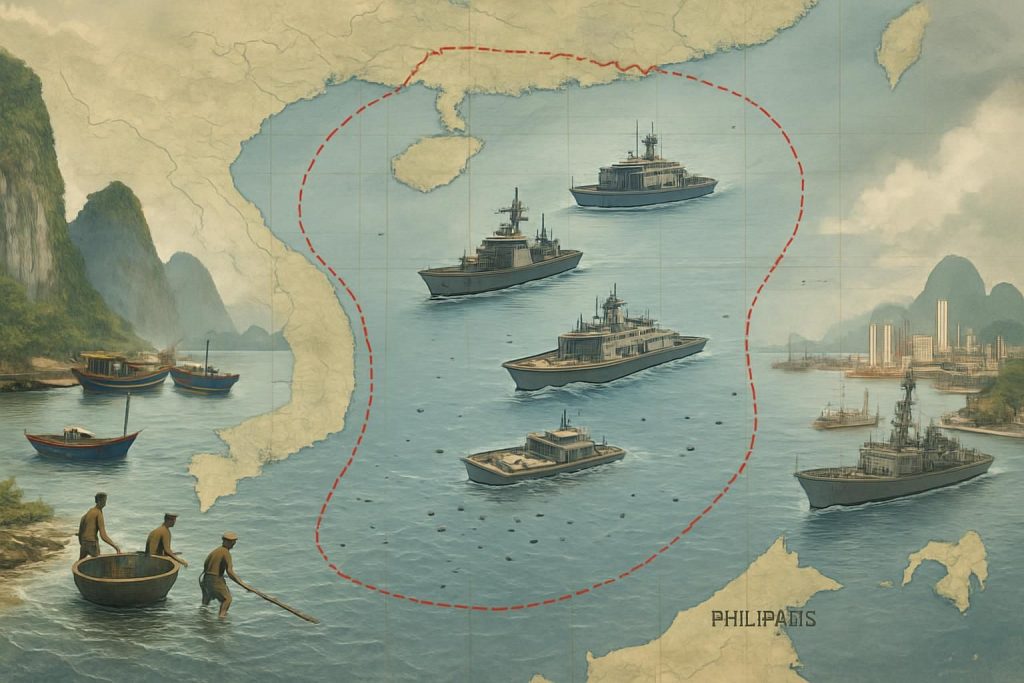 analyse des enjeux géopolitiques en mer de chine et des raisons expliquant la différence de stratégie de pékin à l'égard du vietnam et des philippines.