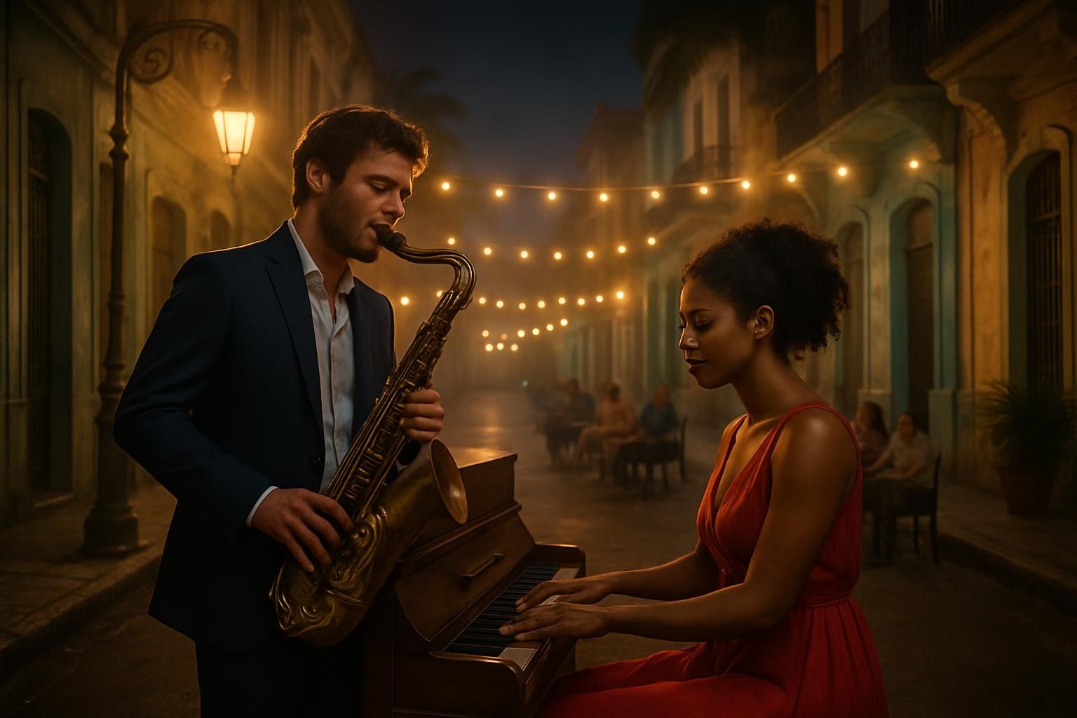 découvrez un duo franco-cubain captivant qui envoûte avec leur spectacle « nuit parisienne à la havane », une fusion de jazz intense et vibrante.