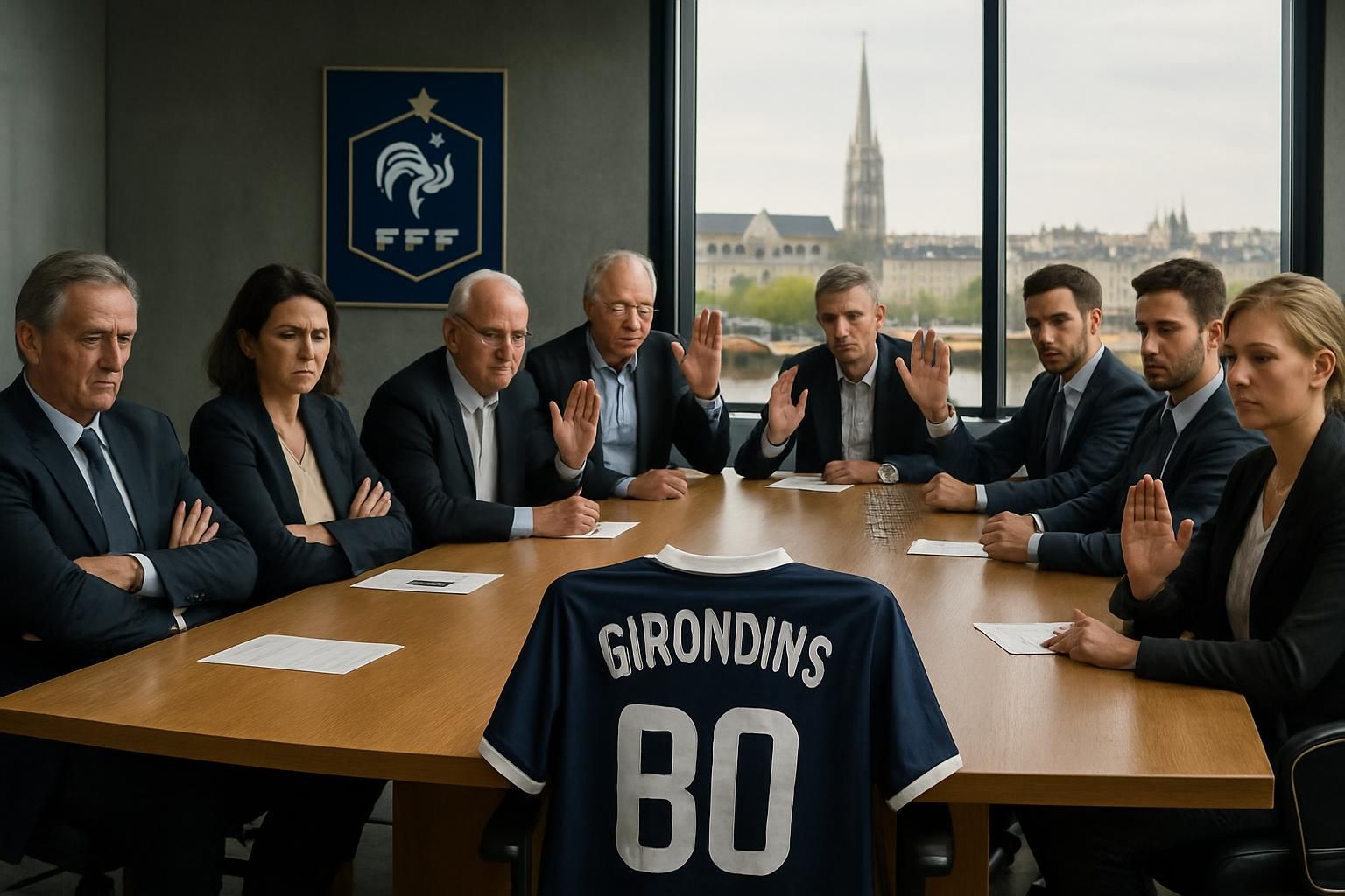 La FFF rejette la demande de réintégration des Girondins de Bordeaux en National 2