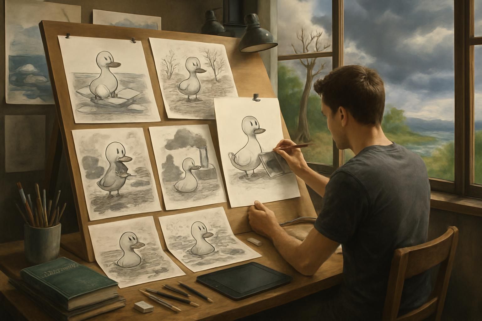 Les coulisses des dessins de « Canard Soph’ » face aux enjeux du réchauffement climatique