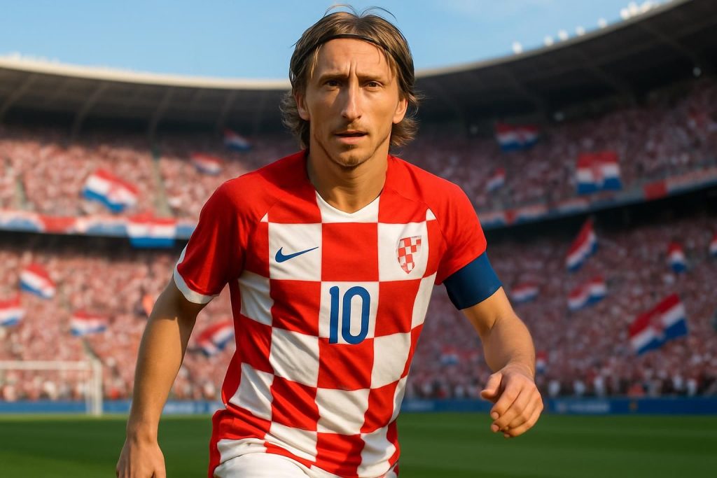 luka modric prolonge son engagement avec l'équipe nationale croate, toujours prêt à défendre fièrement les couleurs de son pays en tant que maestro du football.