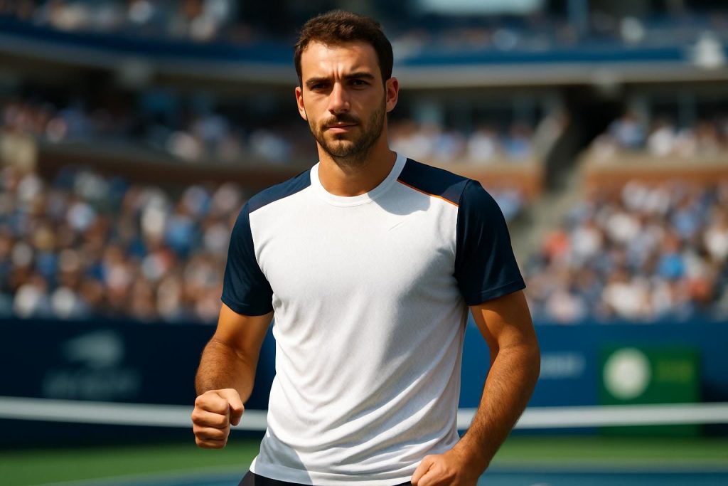 découvrez la détermination de quentin halys avant son affrontement au 2e tour de l'us open contre alexander zverev : un combat sans compromis où il donne tout pour réussir.