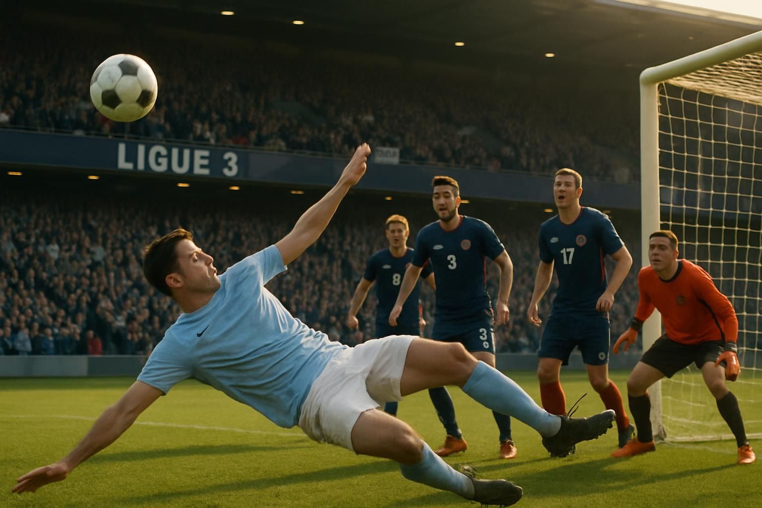 VIDÉO. En Ligue 3, un but contre son camp d’une beauté rare pourrait bien être élu le plus joli de l’année