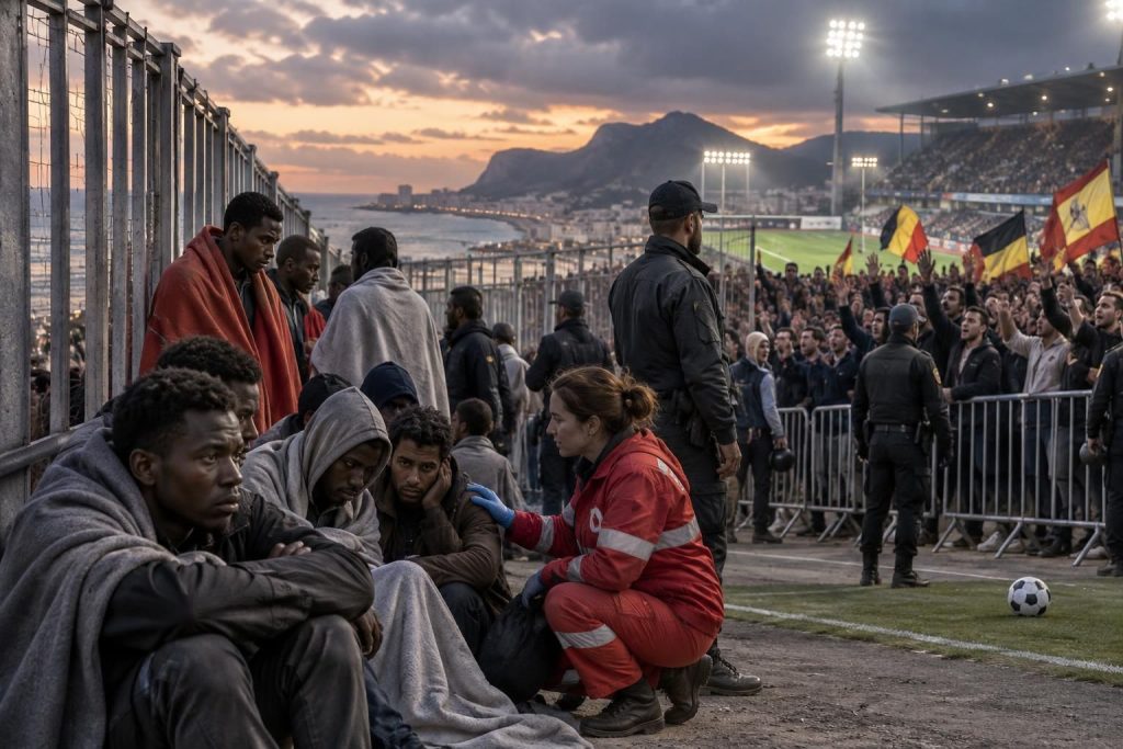 à ceuta, la crise migratoire ravive les tensions identitaires et met le football sous pression, révélant les fractures d’une ville au carrefour de l’europe et de l’afrique.