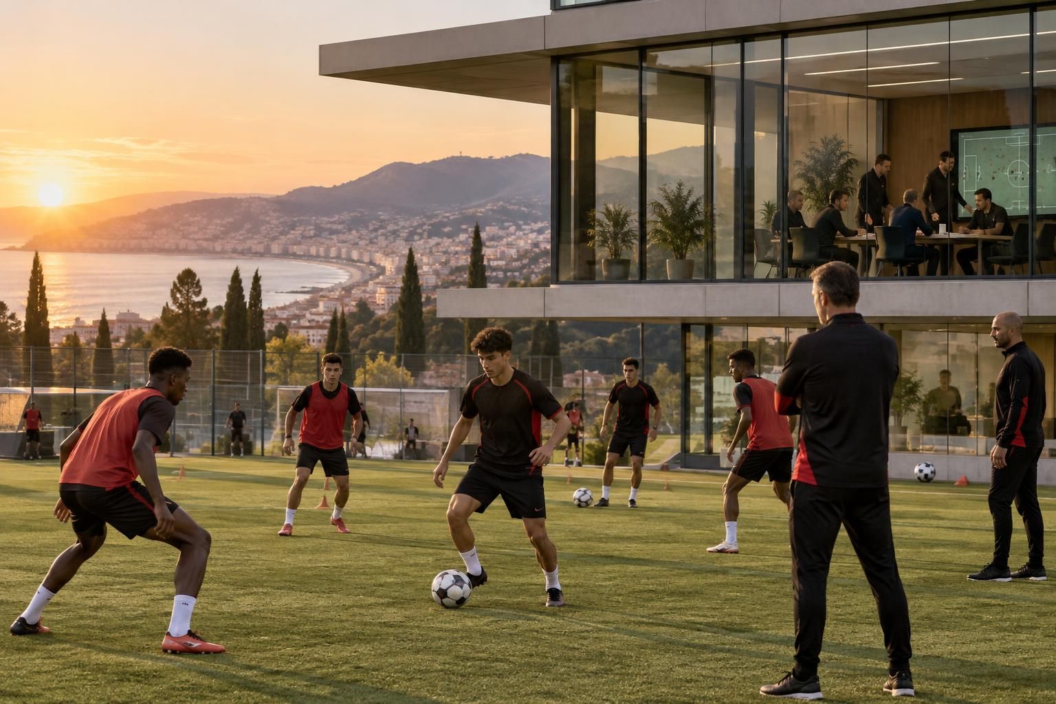à nice, le centre de formation devient un pilier de la stratégie du club et contribue à préparer les talents qui façonneront son avenir.