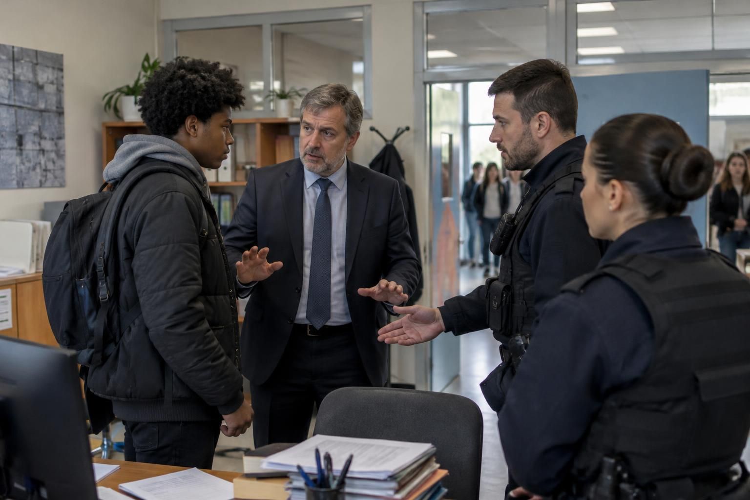 à saint-denis, la police tente d’interpeller un élève jusque dans le bureau du proviseur. retour sur cette intervention au sein de l’établissement.