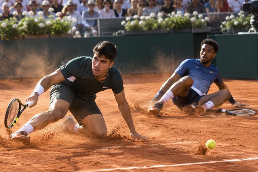 carlos alcaraz et arthur fils tombent à leur tour : retour sur les deux revers marquants qui ont secoué le tournoi.