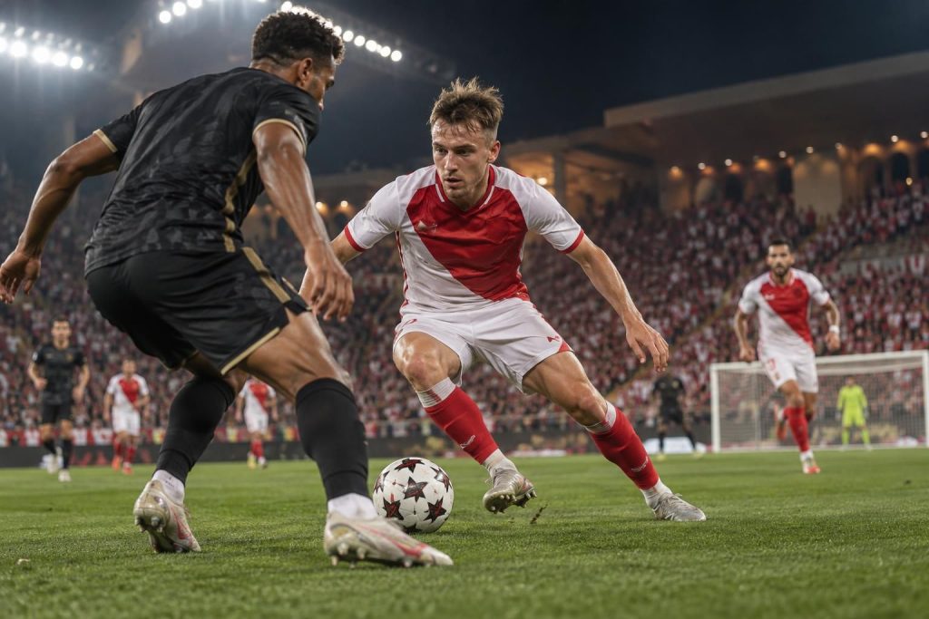 alexandre golovine enrichit son jeu à monaco : le milieu russe associe technique, frappe et pressing pour peser davantage sur les rencontres.