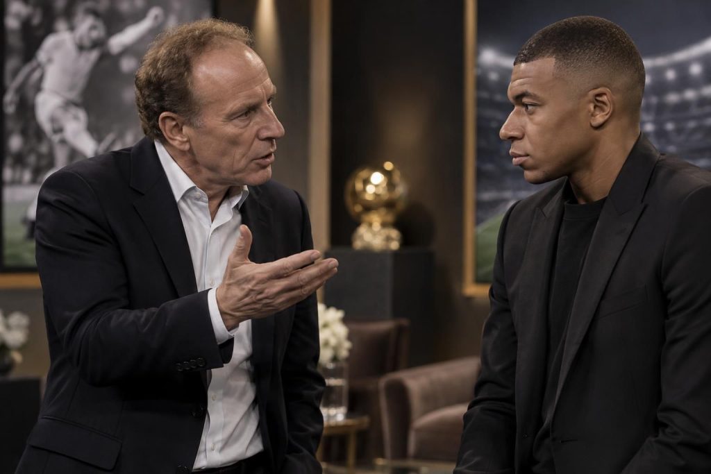 dans le débat autour du ballon d’or, jean-pierre papin estime que kylian mbappé adopte une communication trop centrée sur sa personne.