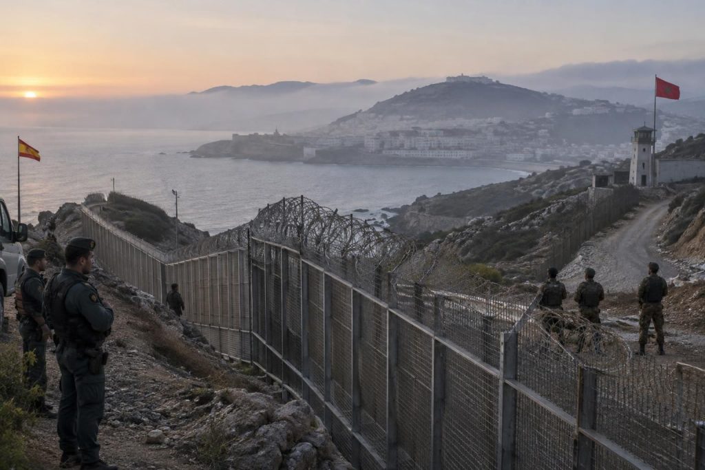 à ceuta, les tensions entre l’espagne et le maroc ravivent les enjeux migratoires, diplomatiques et sécuritaires aux portes de l’europe.