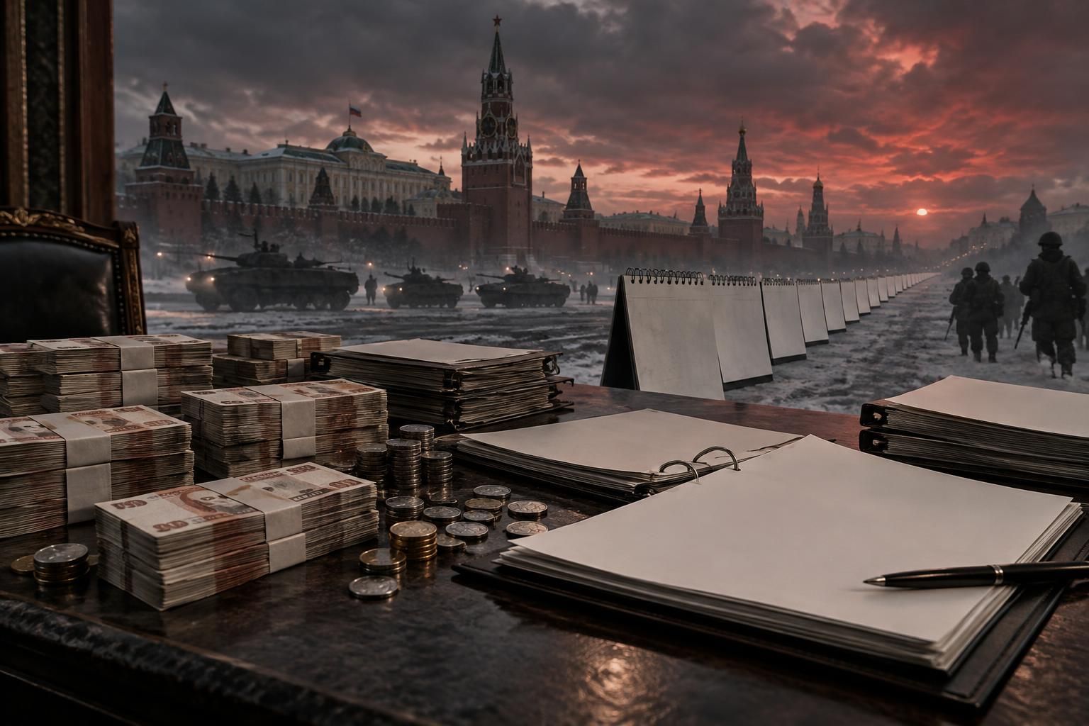 le kremlin anticipe deux à trois années de guerre supplémentaires et prévoit les dépenses militaires nécessaires pour soutenir l’effort russe.
